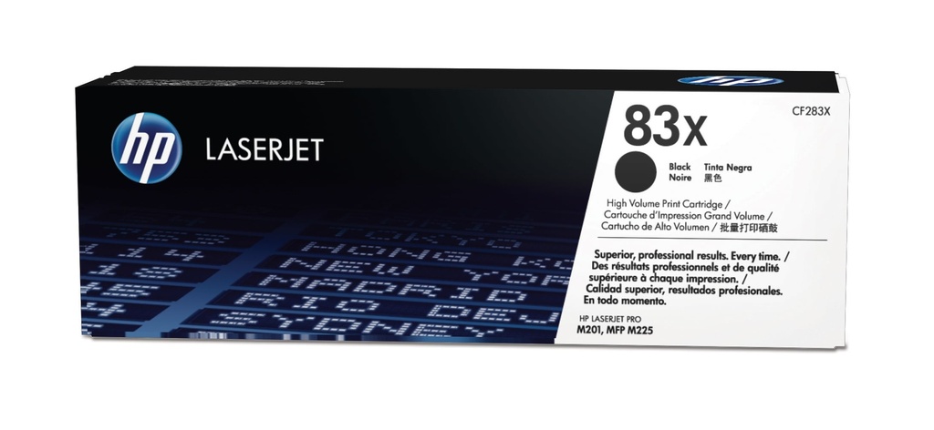 HP 83X High Yield Black Original LaserJet toner cartridge