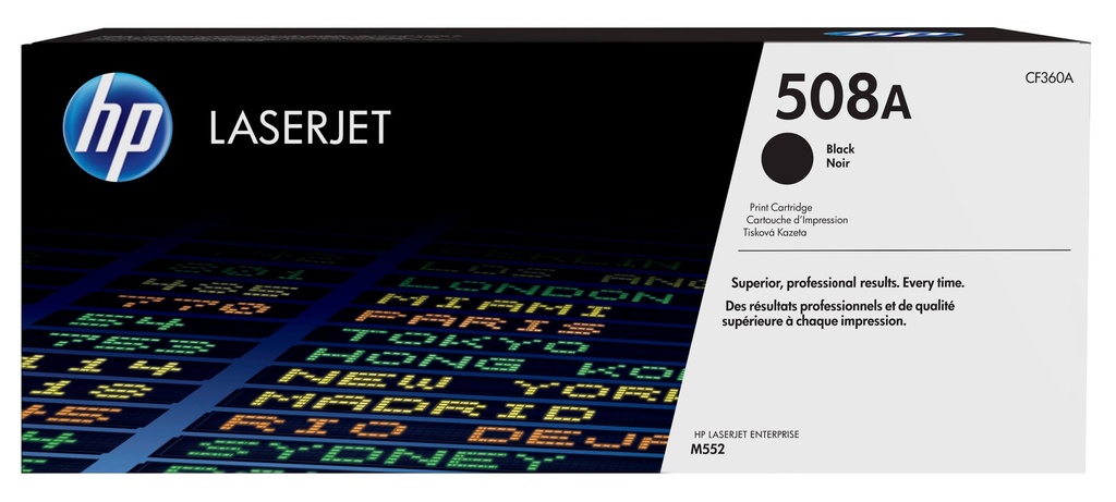 HP 508A Black Original LaserJet toner cartridge