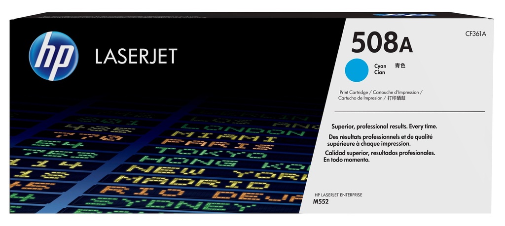 HP 508A Cyan Original LaserJet toner cartridge