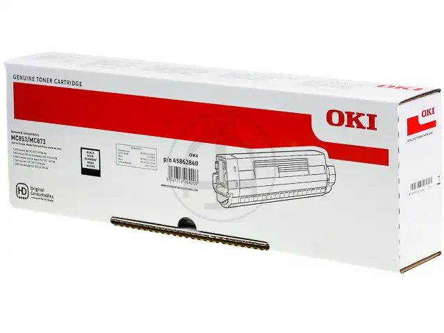 OKI 45862840 Kit toner noir, 7.000 Feuilles pour MC 853 Series/870 Series/873 Series