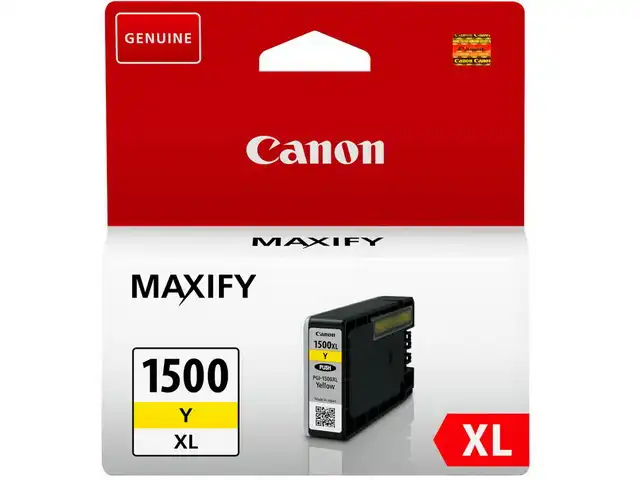 Canon 9195B001/PGI-1500XLY Cartouche d'encre jaune, 935 Feuilles ISO/IEC 24711 12ml pour Canon MB 2050