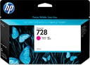 HP F9J66A/728 Cartouche d'encre magenta 130ml pour HP DesignJet T 730/830