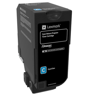 Lexmark 74C20C0 Cartouche de toner 1 pièce(s) Original Cyan