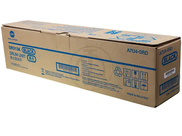 Konica Minolta A7U40RD|DR-313 Kit tambour noire, 120.000 Feuilles pour Minolta BizHub C 258