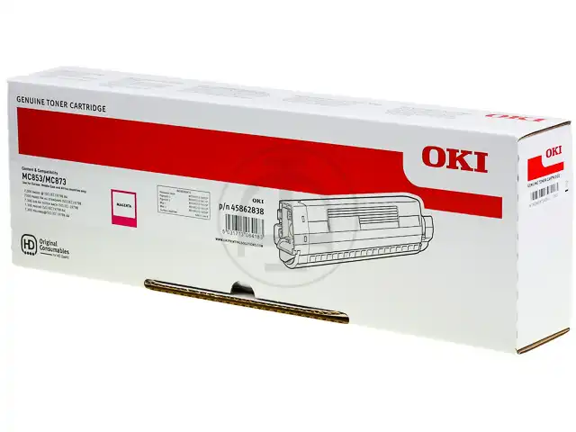 OKI 45862838 Kit toner magenta, 7.300 Feuilles pour MC 853 Series/870 Series/873 Series