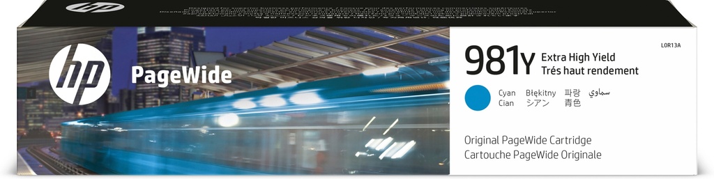 HP 981Y Extra High Yield Cyan Original PageWide Cartridge ink cartridge
