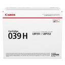 Canon 0288C001/039H Cartouche toner noir haute capacité, 25.000 Pages ISO/IEC 19752 pour Canon LBP-351