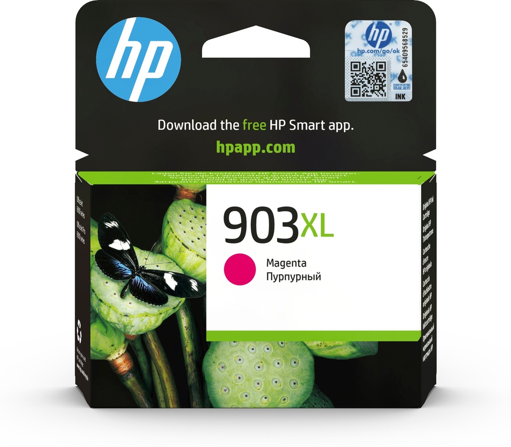 HP T6M07AE/903XL Cartouche d'encre magenta haute capacité, 750 Feuilles 8.5ml pour HP OfficeJet Pro 6860/6950