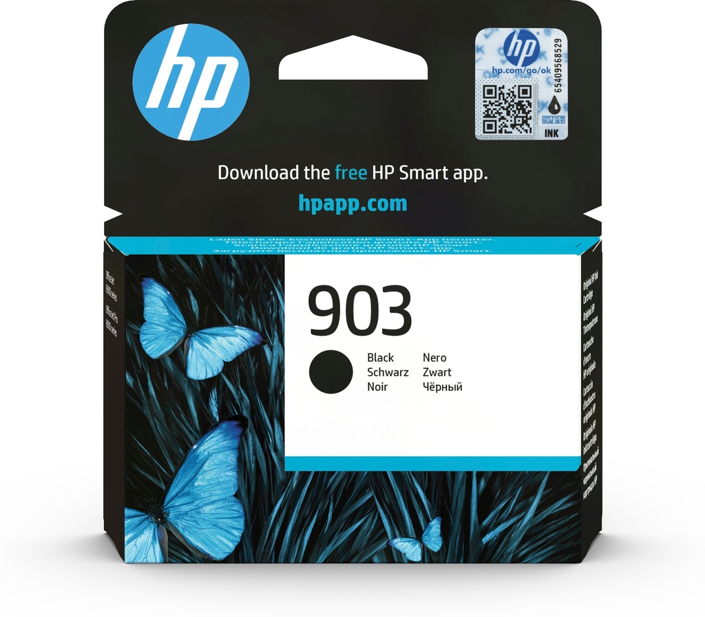 HP T6L99AE/903 Cartouche d'encre noire, 300 Feuilles 8ml pour HP OfficeJet Pro 6860/6950