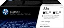 HP 83X LaserJet, lot de 2 cartouches de toner grande capacité authentiques, noir