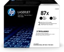 HP CF287XD/87X Cartouche toner haute capacité twin pack, 2x18.000 Feuilles ISO/IEC 19752 UE2 pour HP LaserJet M 506