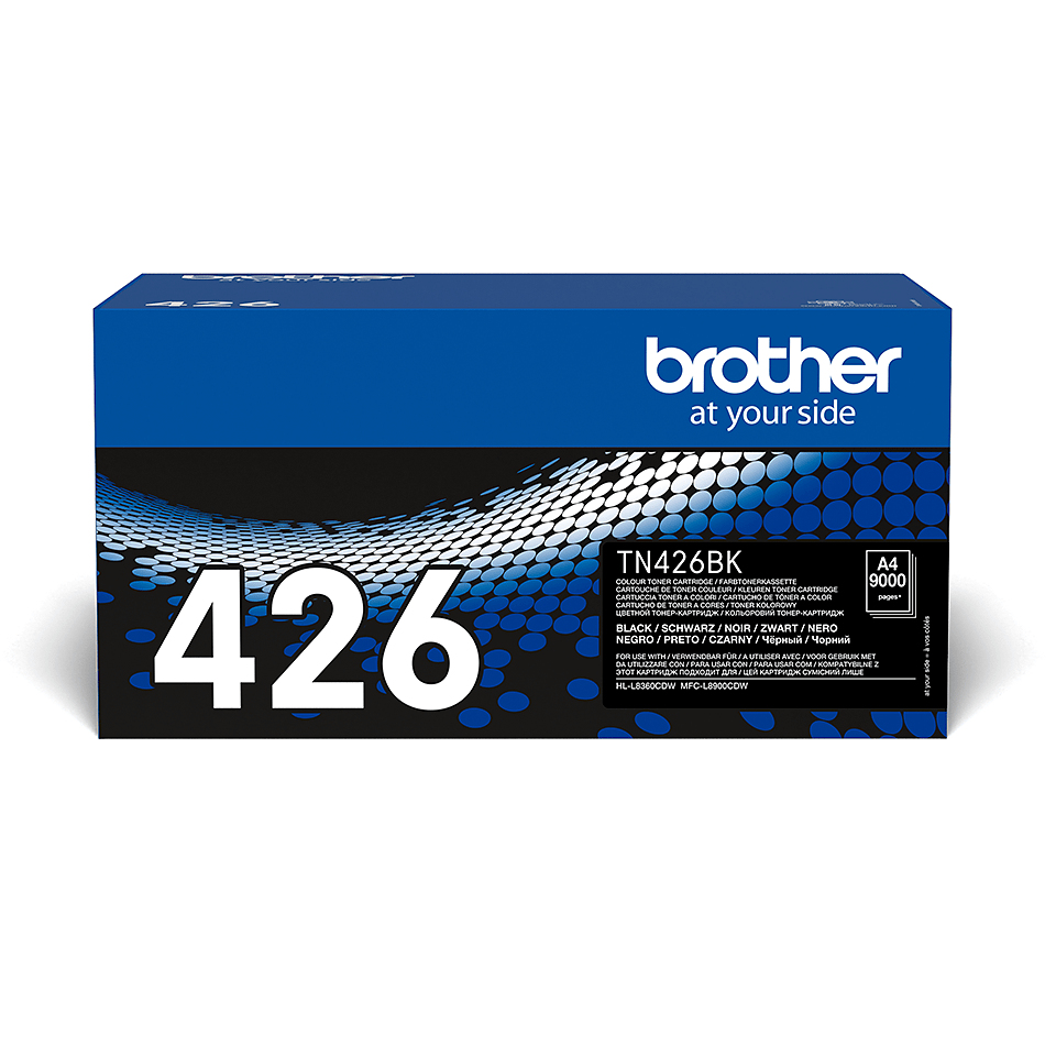 Brother TN-426BK Kit toner noir extra haute capacité, 9.000 Feuilles ISO/IEC 19752 pour Brother HL-L 8360