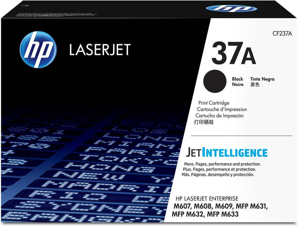 HP 37A Black Original LaserJet toner cartridge