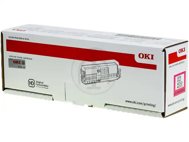 OKI 46490402 Kit toner magenta, 1.500 Feuilles ISO/IEC 19798 pour OKI C 532