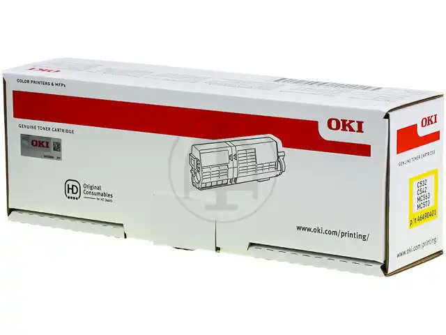 OKI 46490401 Kit toner jaune, 1.500 Feuilles ISO/IEC 19798 pour OKI C 532