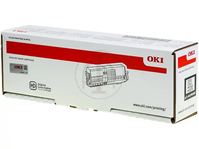 OKI 46490608 Kit toner noir, 7.000 Feuilles ISO/IEC 19798 pour OKI C 532