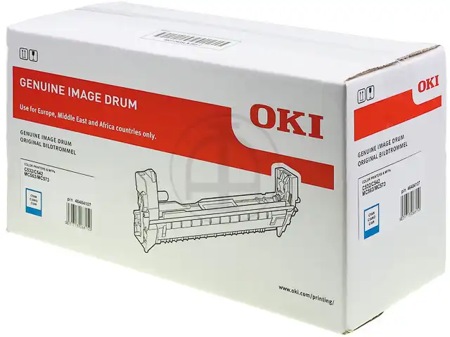 OKI 46484107 Kit tambour cyan, 30.000 Feuilles ISO/IEC 19752 pour OKI C 532