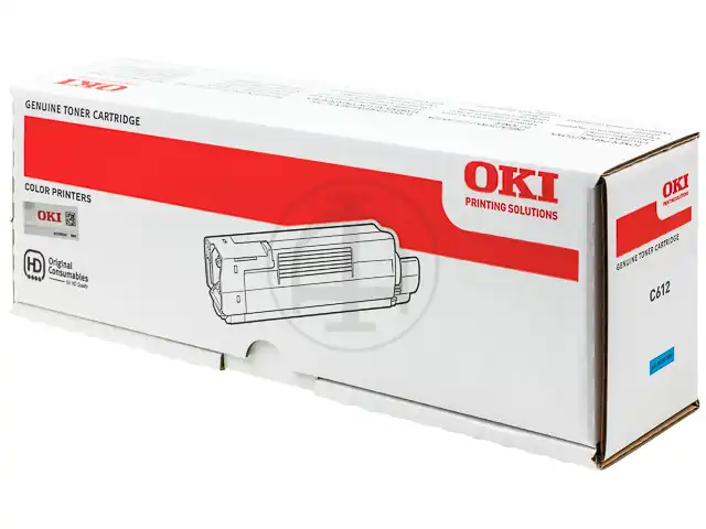 OKI 46507507 Kit toner cyan, 6.000 Feuilles ISO/IEC 19798 pour OKI C 612