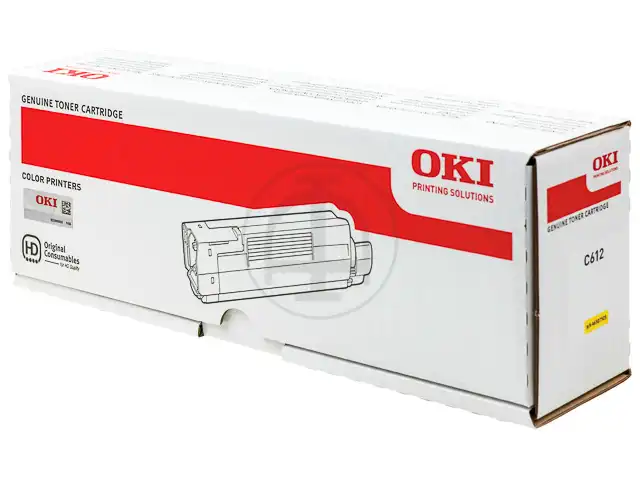 OKI 46507505 Kit toner jaune, 6.000 Feuilles ISO/IEC 19798 pour OKI C 612