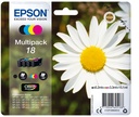 Epson C13T18064012/18 Cartouche d'encre multi pack Bk,C,M,Y 175pg + 3x180pg, 1x 5ml + 3x 3ml UE4 pour Epson XP 30