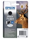 Epson C13T13014012/T1301 Cartouche d'encre noire XL, 945 Feuilles 25,4ml pour Epson Stylus SX 525/WF 3500