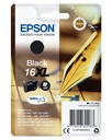 Epson C13T16314012/16XL Cartouche d'encre noire haute capacité XL, 500 Feuilles 12,9ml pour Epson WF 2010/2660/2750