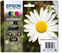 Epson C13T18164012/18XL Cartouche d'encre multi pack Bk,C,M,Y haute capacité 470pg + 3x450pg, 1x 12ml + 3x 7ml UE4 pour Epson XP 30