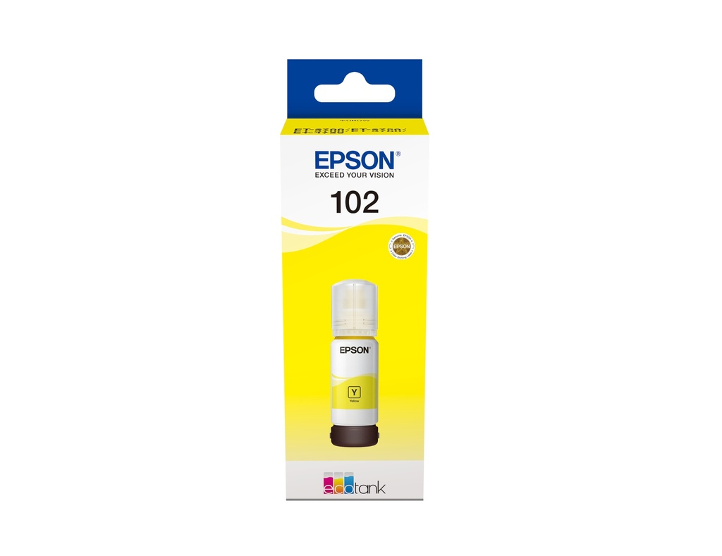 Epson C13T03R440/102 Bouteille d'encre jaune, 6.000 Feuilles 70ml pour Epson ET-3700