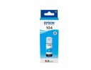 Epson C13T00P240/104 Bouteille d'encre cyan, 7.500 Pages 65ml pour Epson ET-2810/2830/4700