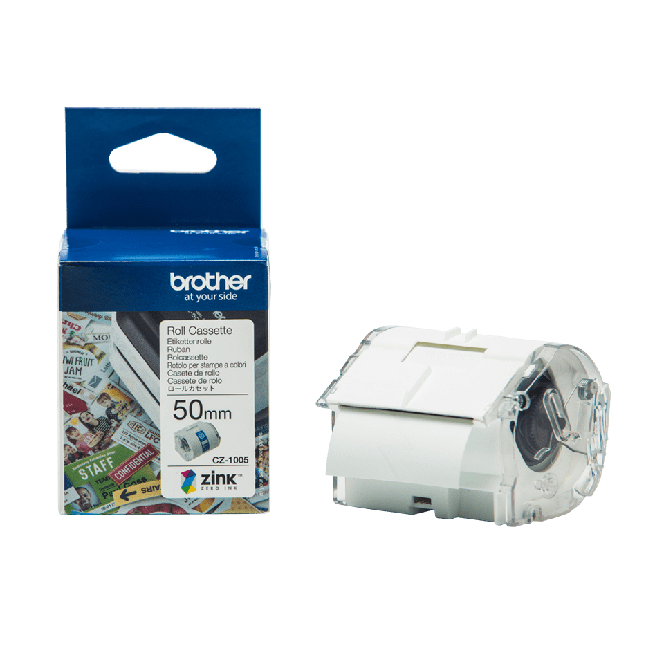 Brother CZ-1005 Étiquettes DirectLabel 50mm x 5m pour Brother VC 500