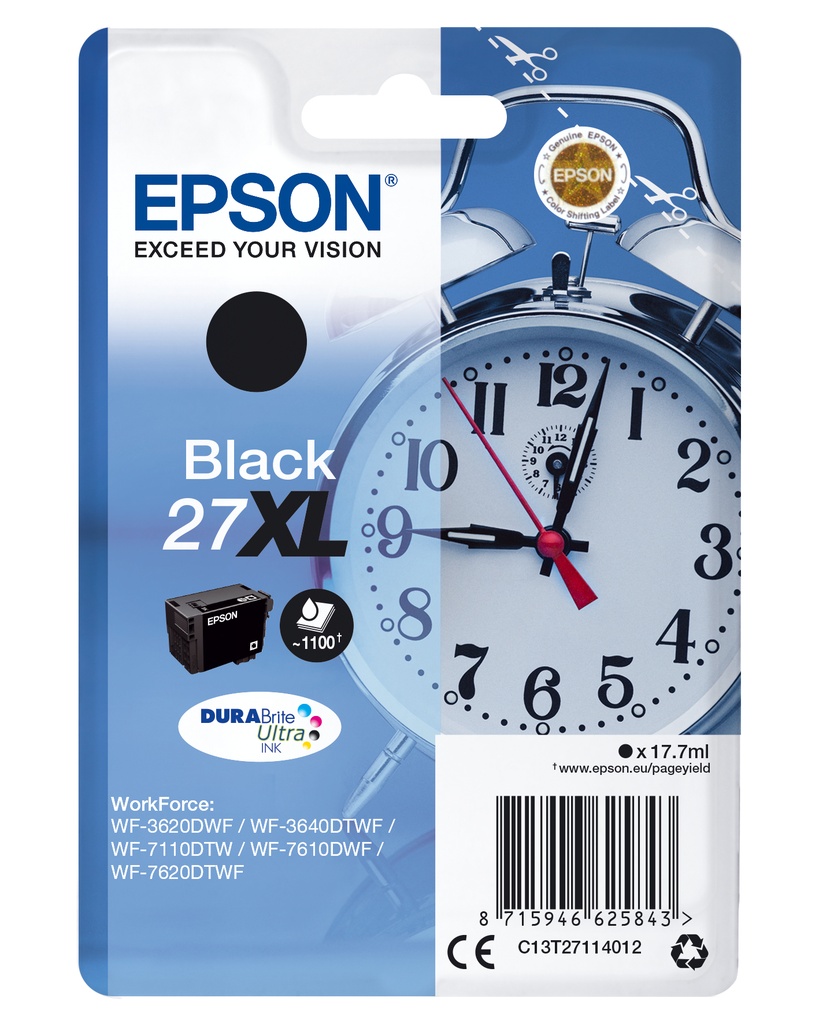 Epson Alarm clock C13T27114012 ink cartridge