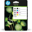 HP N9J73AE/364 Cartouche d'encre multi pack Bk,C,M,Y, 4x300 Pages ISO/IEC 24711 UE4 pour HP PhotoSmart B 110/C 309/D 5460/Plus/Premium