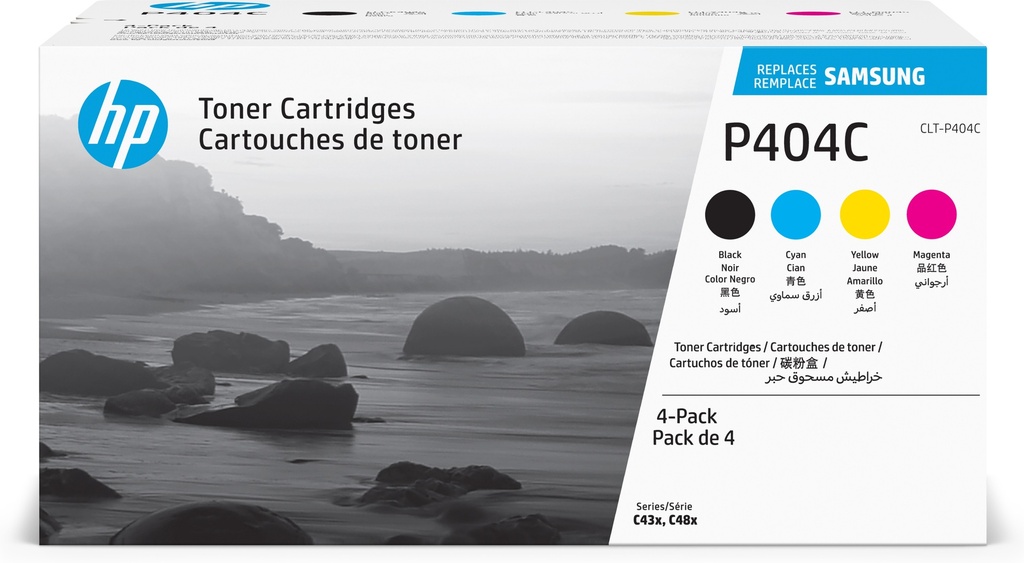 Samsung CLT-P404C 4-pack Cyan/Magenta/Yellow/Black Original toner cartridge