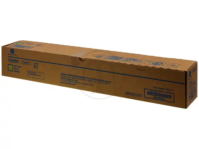 Konica Minolta A3VX255/TN-619Y Toner jaune, 78.000 Pages pour KM AccurioPress C 3070/4070