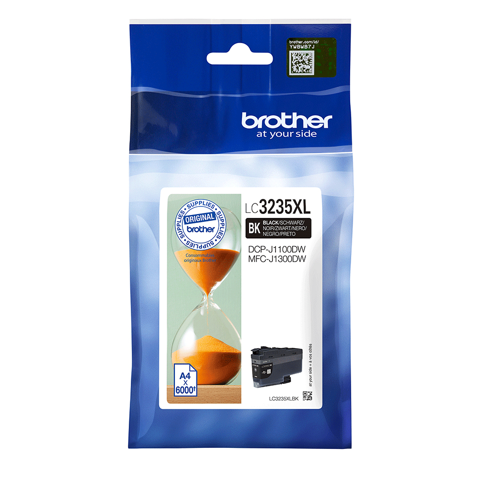 Brother LC-3235XLBK Cartouche d'encre noire, 6.000 Feuilles pour Brother MFC-J 1300