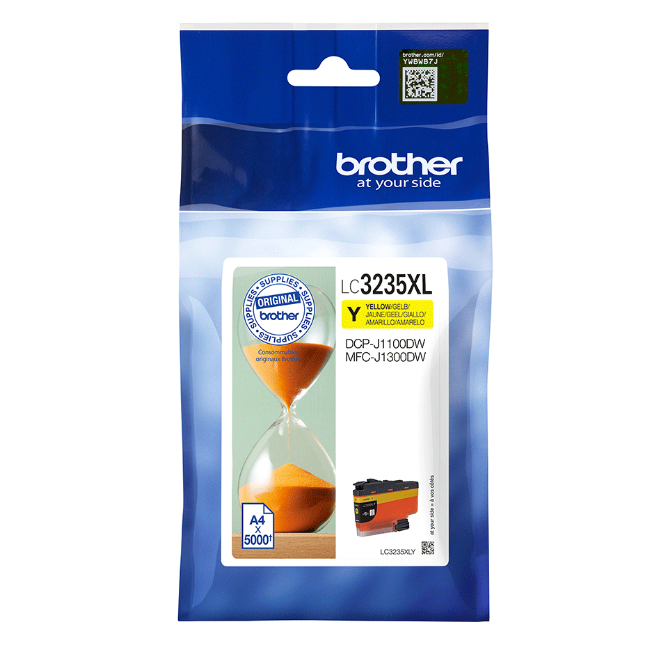 Brother LC-3235XLY Cartouche d'encre jaune, 5.000 Feuilles pour Brother MFC-J 1300
