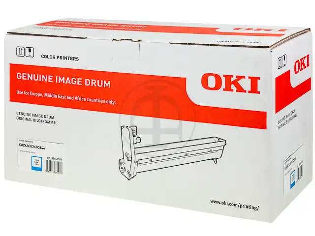 OKI 46857507 Kit tambour cyan, 30.000 Feuilles pour OKI C 824/834