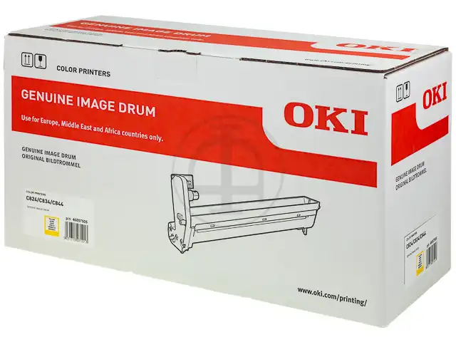 OKI 46857505 Kit tambour jaune, 30.000 Feuilles pour OKI C 824/834