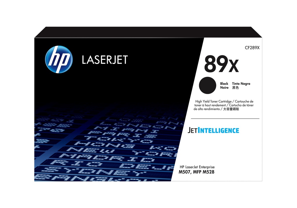 HP CF289X/89X Cartouche toner haute capacité, 10.000 Pages ISO/IEC 19752 pour HP M 507