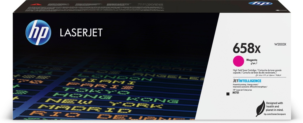 HP 658X High Yield Magenta Original LaserJet toner cartridge