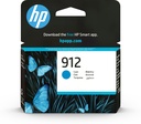 HP 3YL77AE/912 Cartouche d'encre cyan, 315 Feuilles 2.93ml pour HP OJ Pro 8010/e/8020