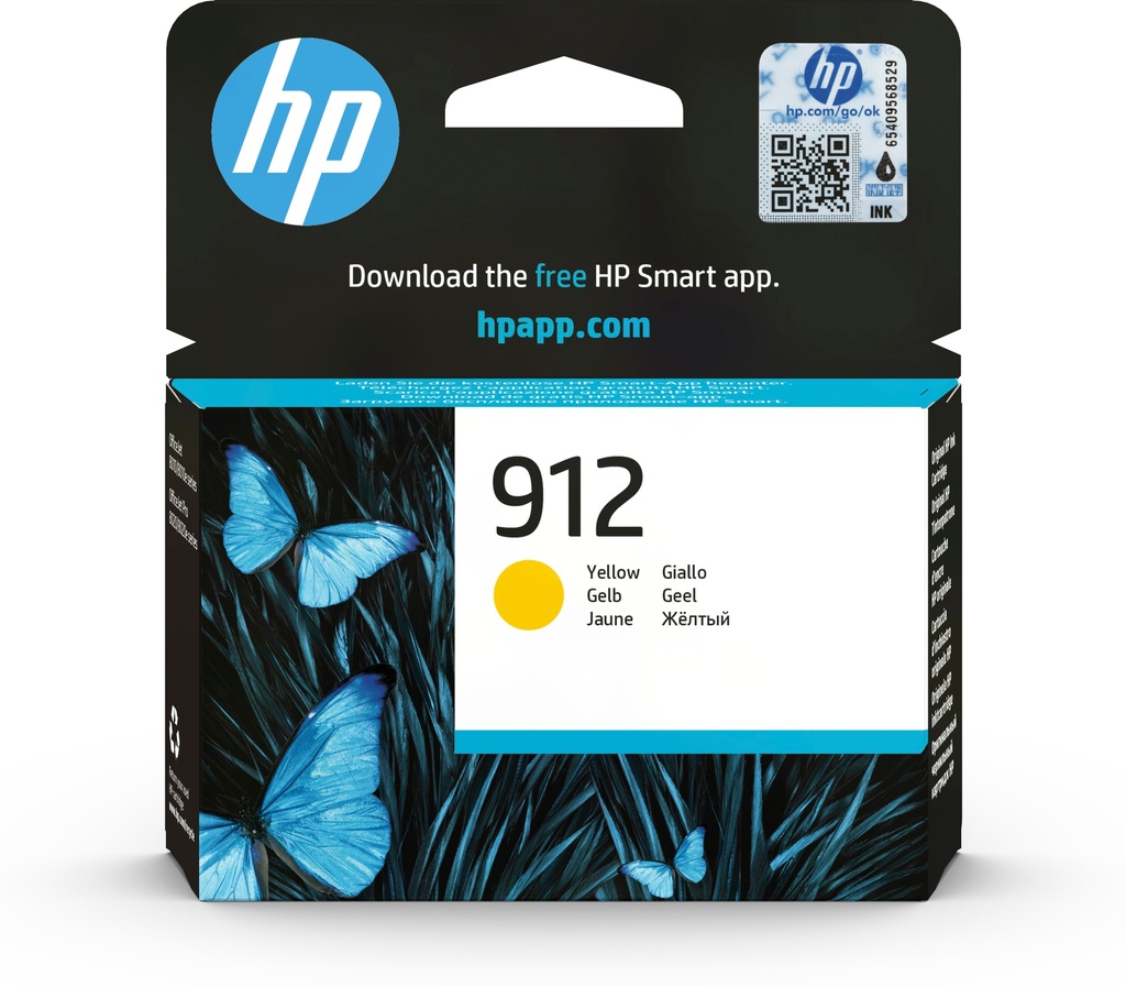 HP 912 Yellow Original ink cartridge