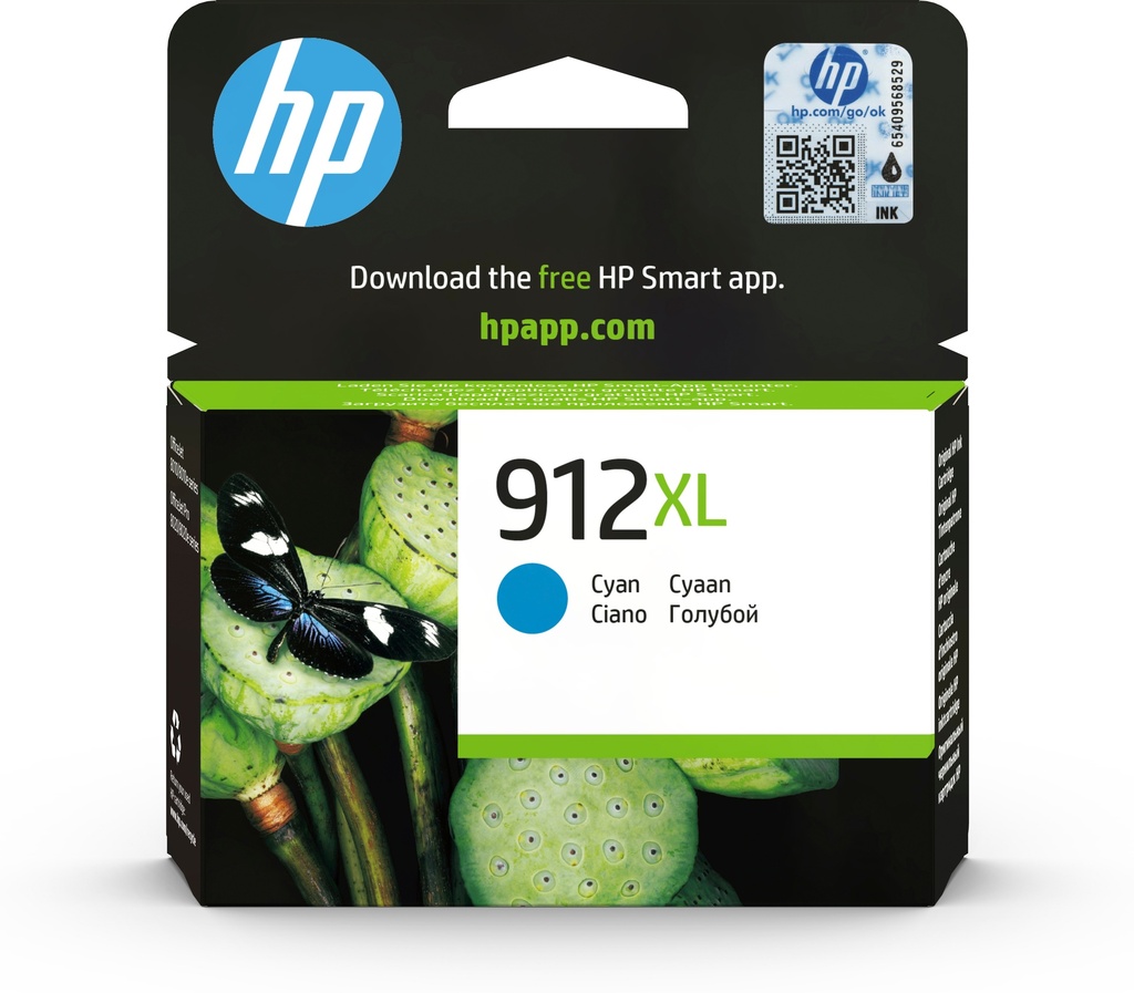 HP 912XL High Yield Cyan Original ink cartridge