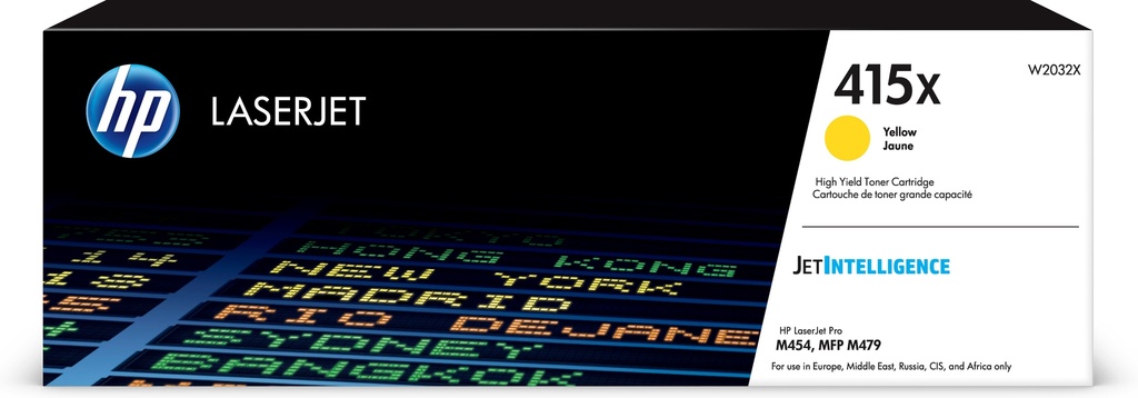 HP 415X High Yield Yellow Original LaserJet toner cartridge