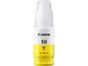 Canon 3405C001/GI-50Y Bouteille d'encre jaune, 7.700 Feuilles ISO/IEC 19752 70ml pour Canon Pixma G 5050