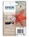 Epson C13T03U54010/603 Cartouche d'encre multi pack C,M,Y, 3x130 Pages ISO/IEC 24711 7.2ml UE3 pour Epson XP 2100