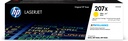 HP W2212X/207X Cartouche toner jaune haute capacité, 2.450 Pages ISO/IEC 19752 pour HP M 283