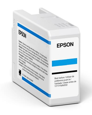Epson C13T47A500/T47A5 Cartouche d'encre cyan claire 50ml pour Epson SC-P 900