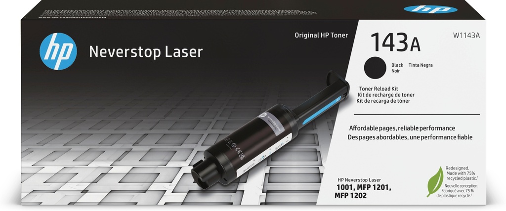 HP 143A Black Original Neverstop Toner Reload Kit toner cartridge