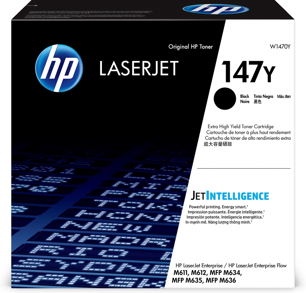HP 147Y Extra High Yield Black Original LaserJet toner cartridge
